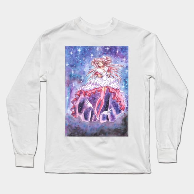 Madoka Magika Long Sleeve T-Shirt by eosofdawn